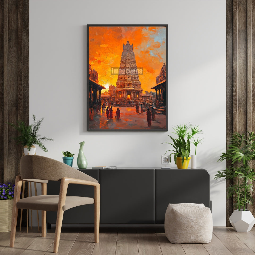 Twilight of the Gods: Temple at Sunset