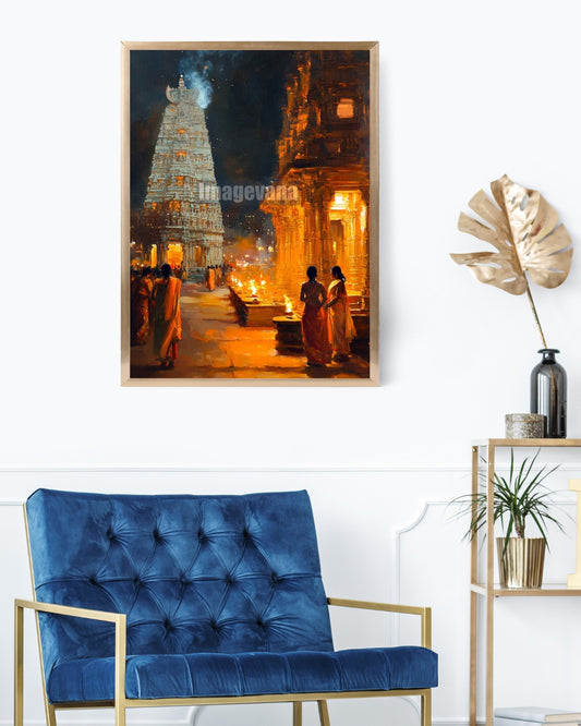 Ritual Flame and Temple Glow